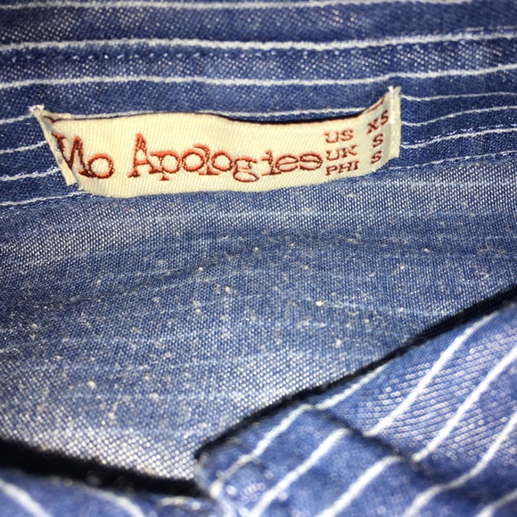 Brand new never worn No Apologies XS Button-Up - Picture 2 of 4